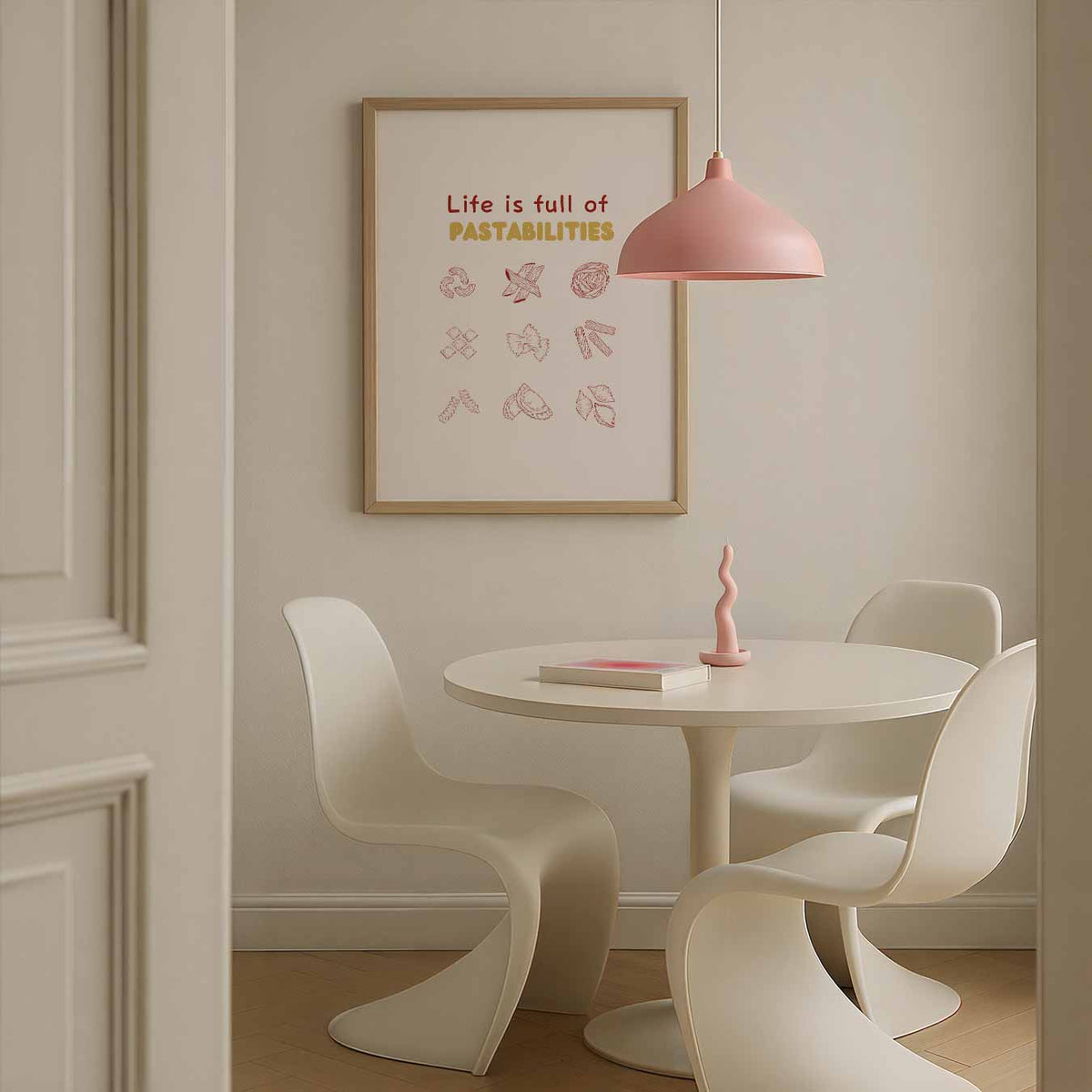 Pastabilities – culinaire wandkunst als portret poster