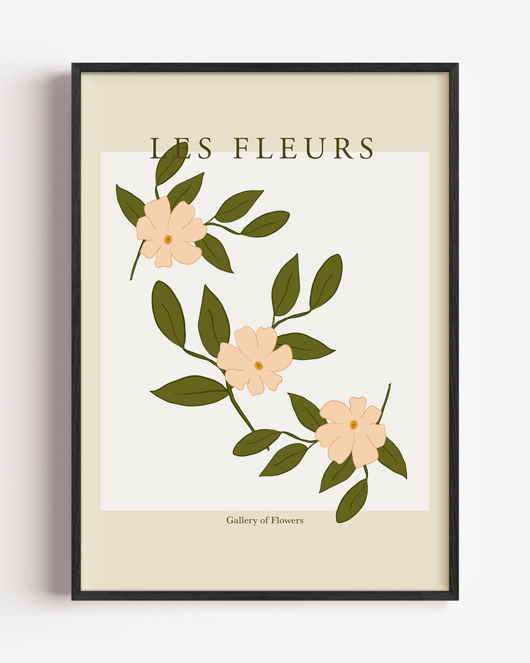 Les Fleurs Bloemenposter – bloemen portret poster als wanddecoratie