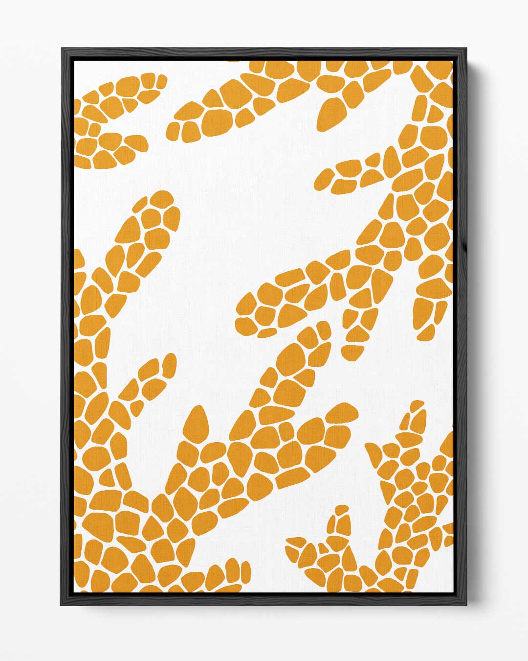Giraffe Patronen Kunstprint – portret kunstwerk als wanddecoratie