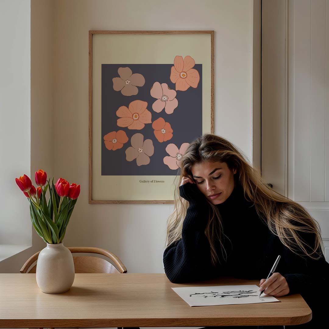 Bloemenpracht – bloemen poster in staand formaat