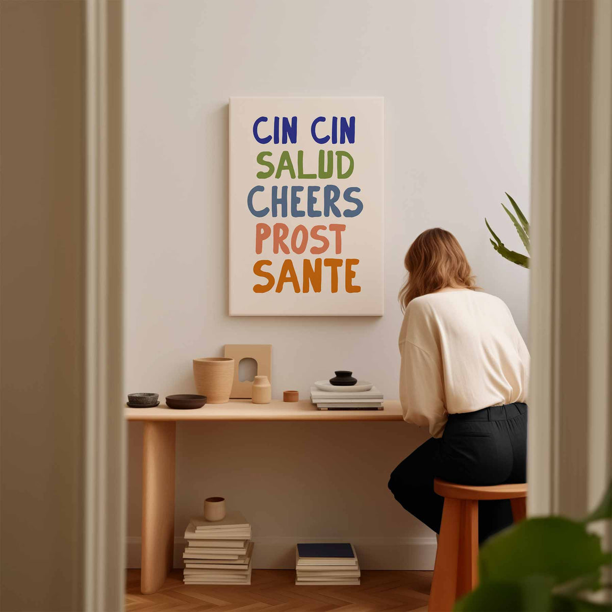 Internationale Proost – staand kunstwerk voor modern interieur