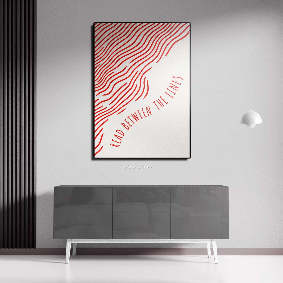 Lees Tussen de Regels – staand kunstwerk voor modern interieur