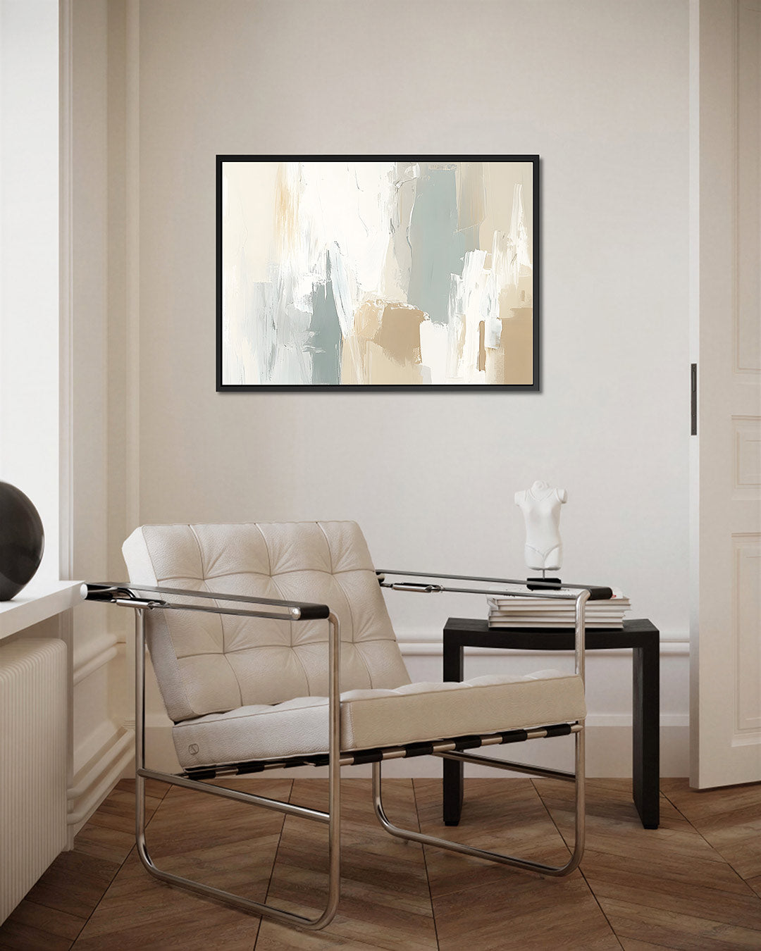 Zachte kleuren compositie – Harmonie – kunstwerk op canvas, dibond of plexiglas
