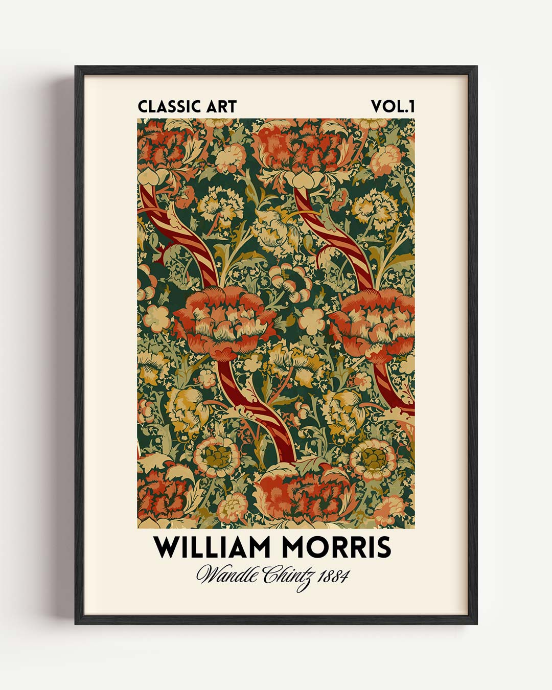 William Morris Bloemenpracht – William Morris portret poster als wanddecoratie