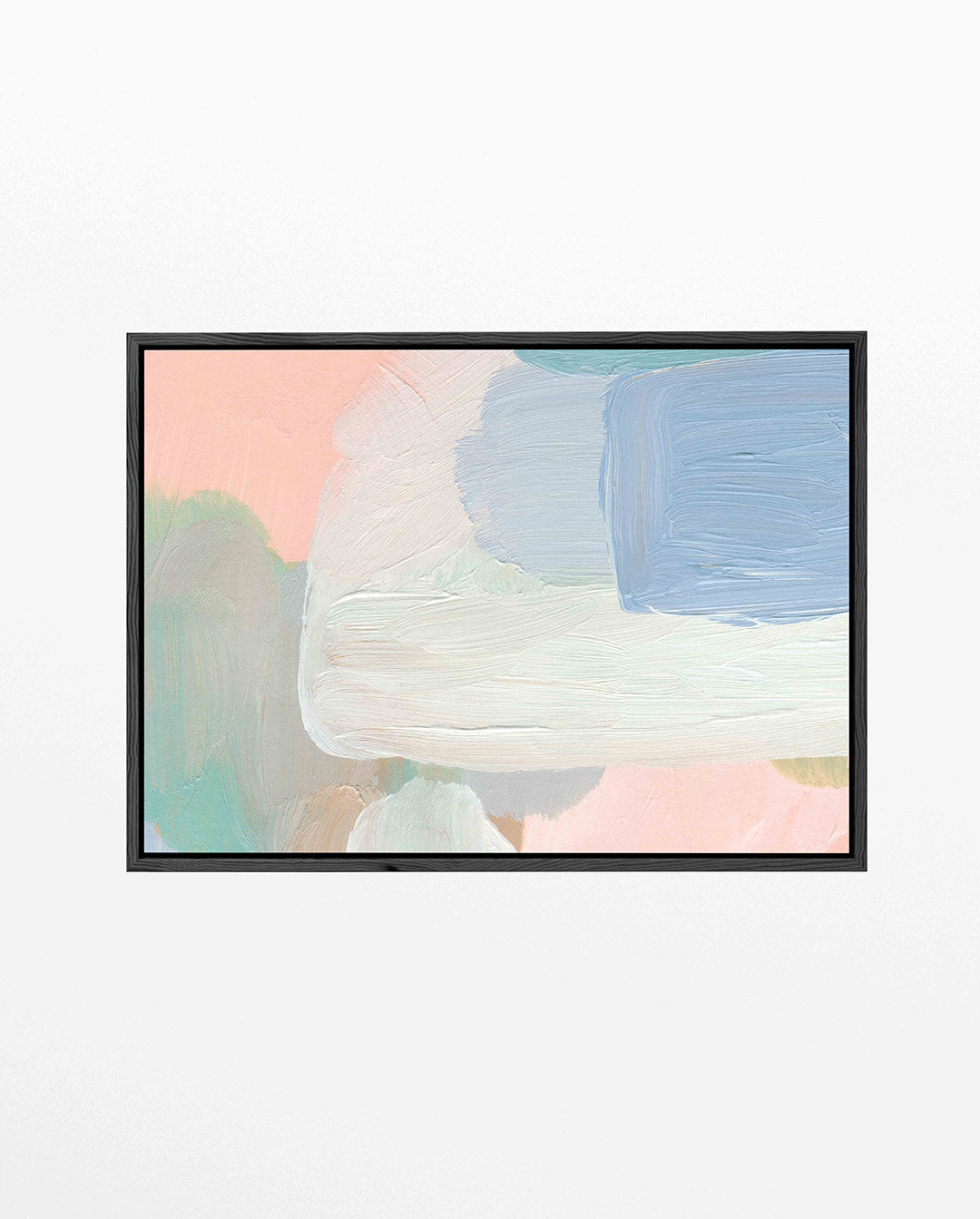 Zachte kleurencompositie – Harmonieuze – liggend wanddecoratie kunstwerk