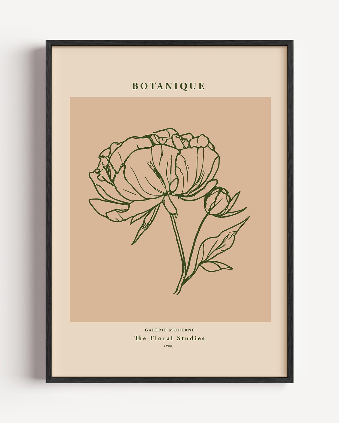 Botanique Bloemenposter – bloemen portret poster als wanddecoratie