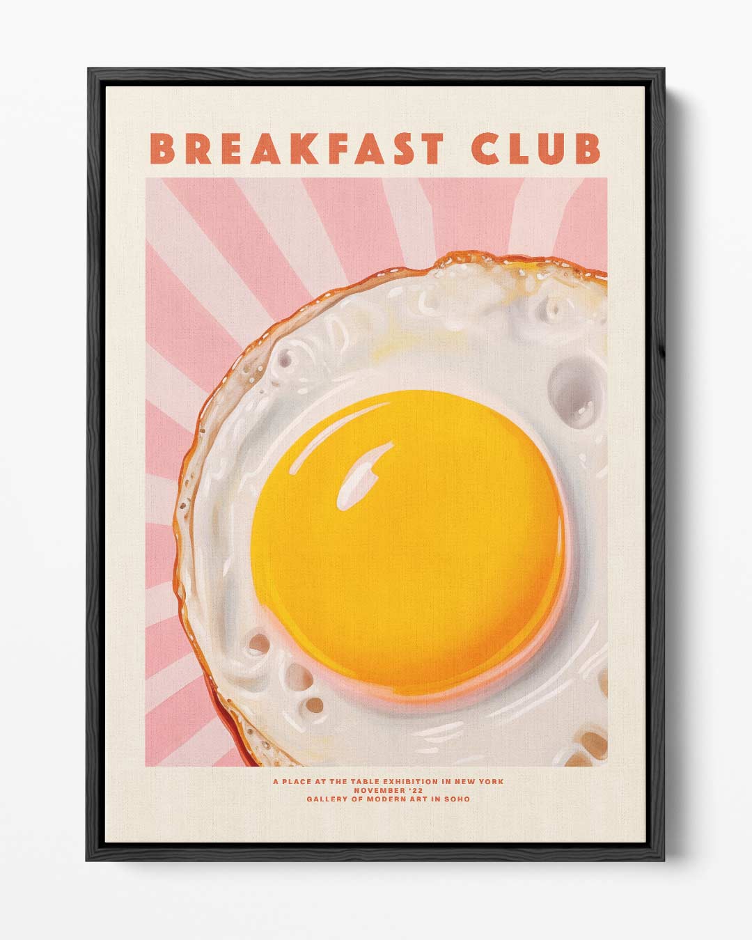 Breakfast Club – portret kunstwerk als wanddecoratie