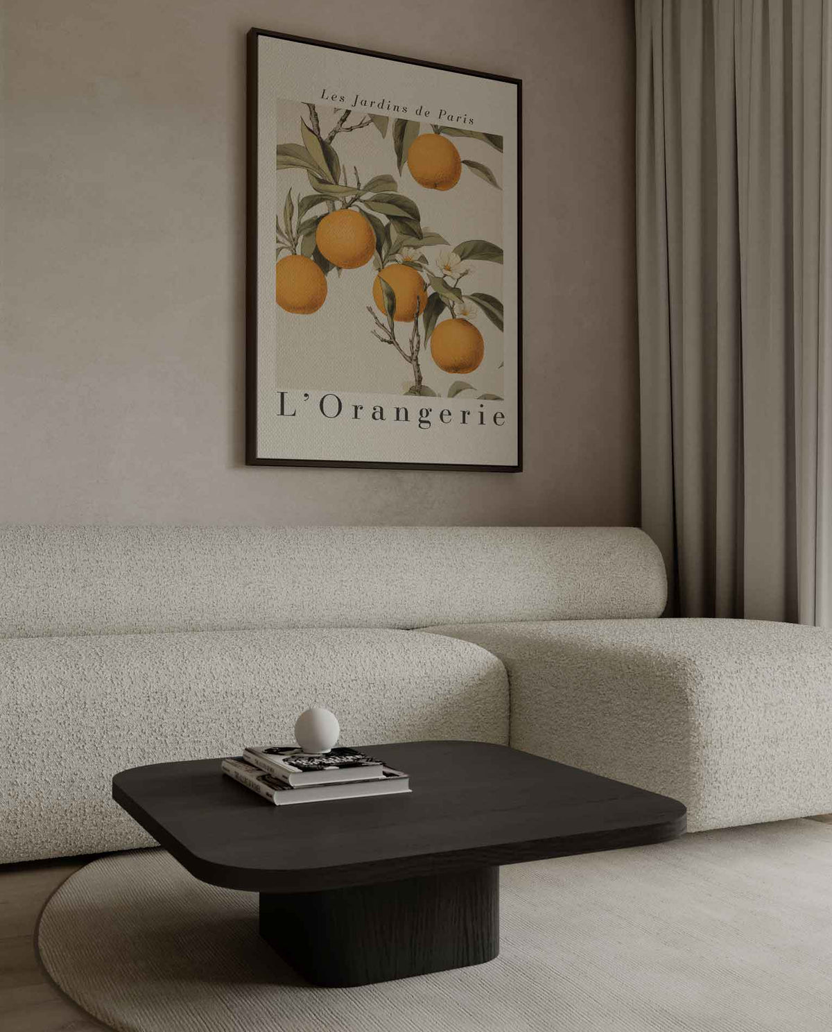 Les Jardins de Paris L'Orangerie – dibond wanddecoratie in staand formaat