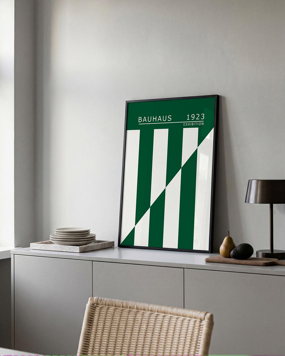  – moderne Bauhaus wandkunst als poster