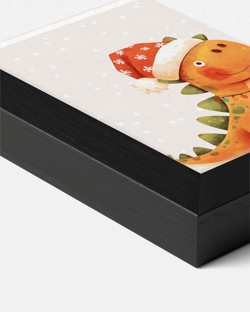 Kerst Dino – kids portret poster, afbeelding 7