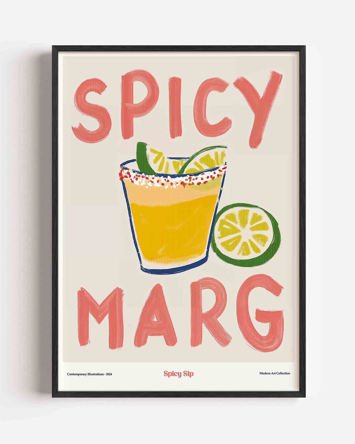 Spicy marg – Pop Art en Streetart portret poster als wanddecoratie