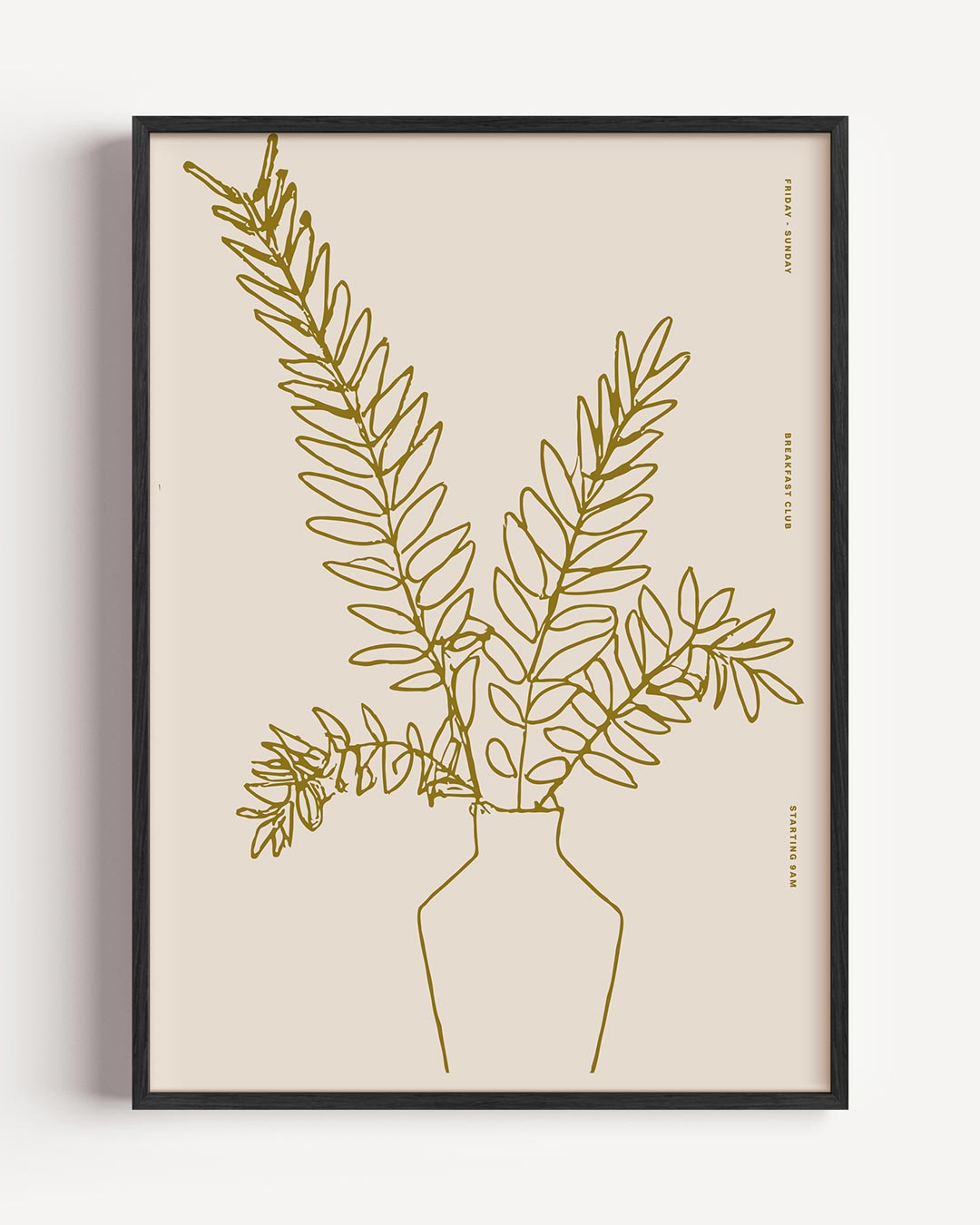 Botanische Schoonheid – keuken portret poster als wanddecoratie