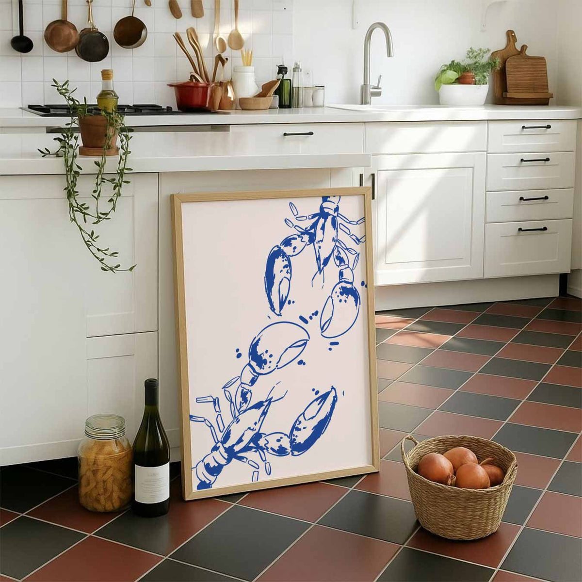 Moderne Kreeften Illustratie – dieren portret poster, afbeelding 7