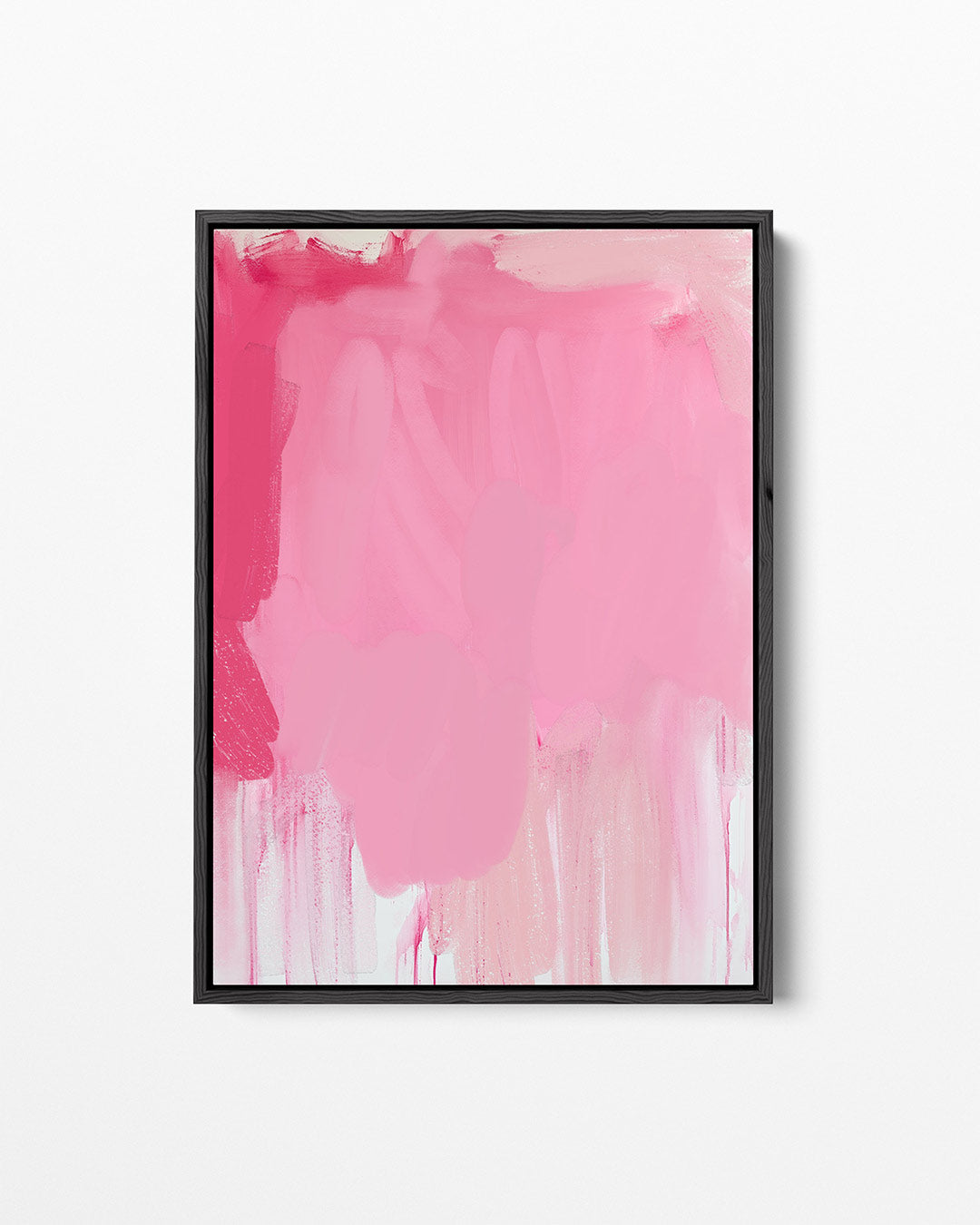 Roze vormen – staand wanddecoratie kunstwerk