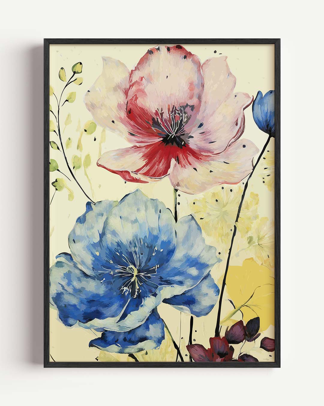 Bloemenpracht – bloemen portret poster als wanddecoratie
