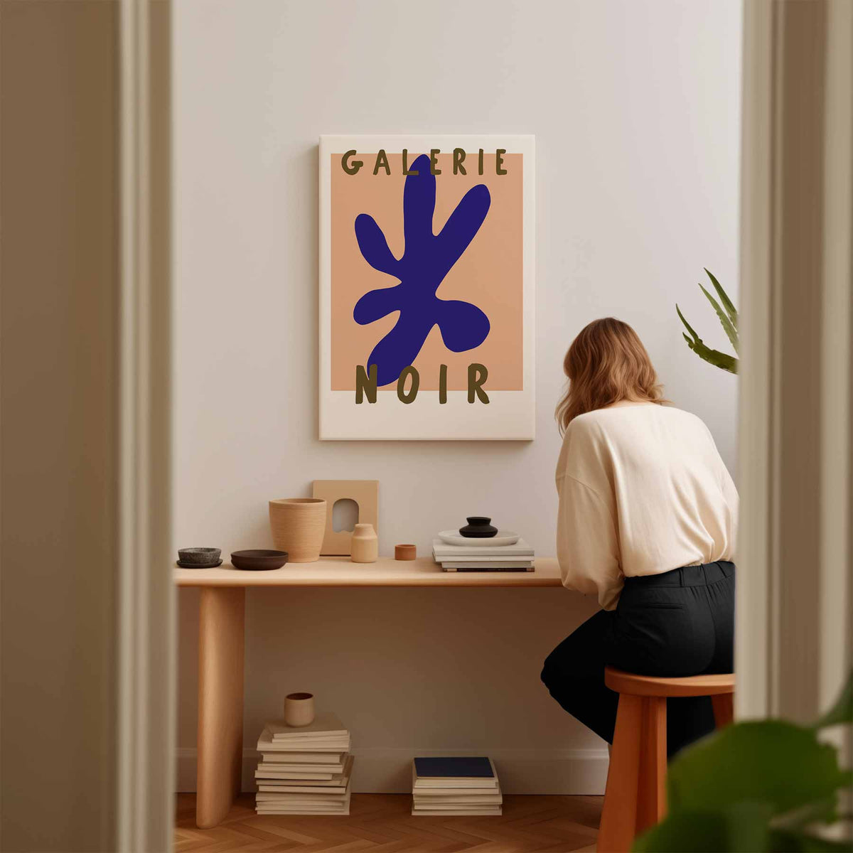Galerie Abstracte Vorm – staand kunstwerk voor modern interieur