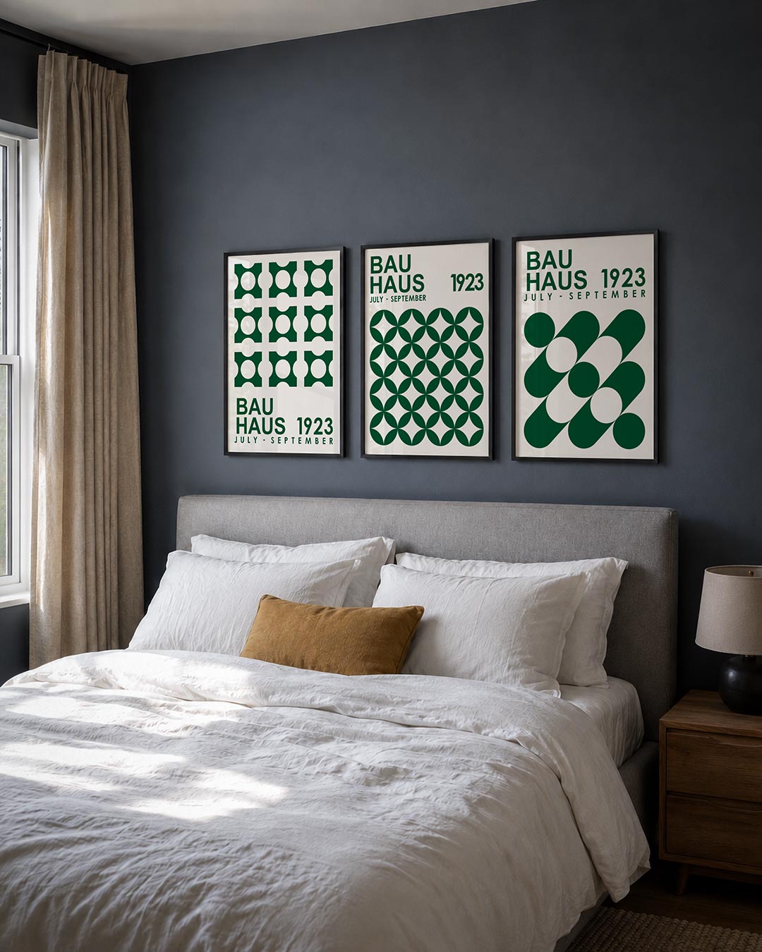 Vormen en patronen posterset – derde productweergave – deze posterset in drie delen toont een ritmisch patroon van