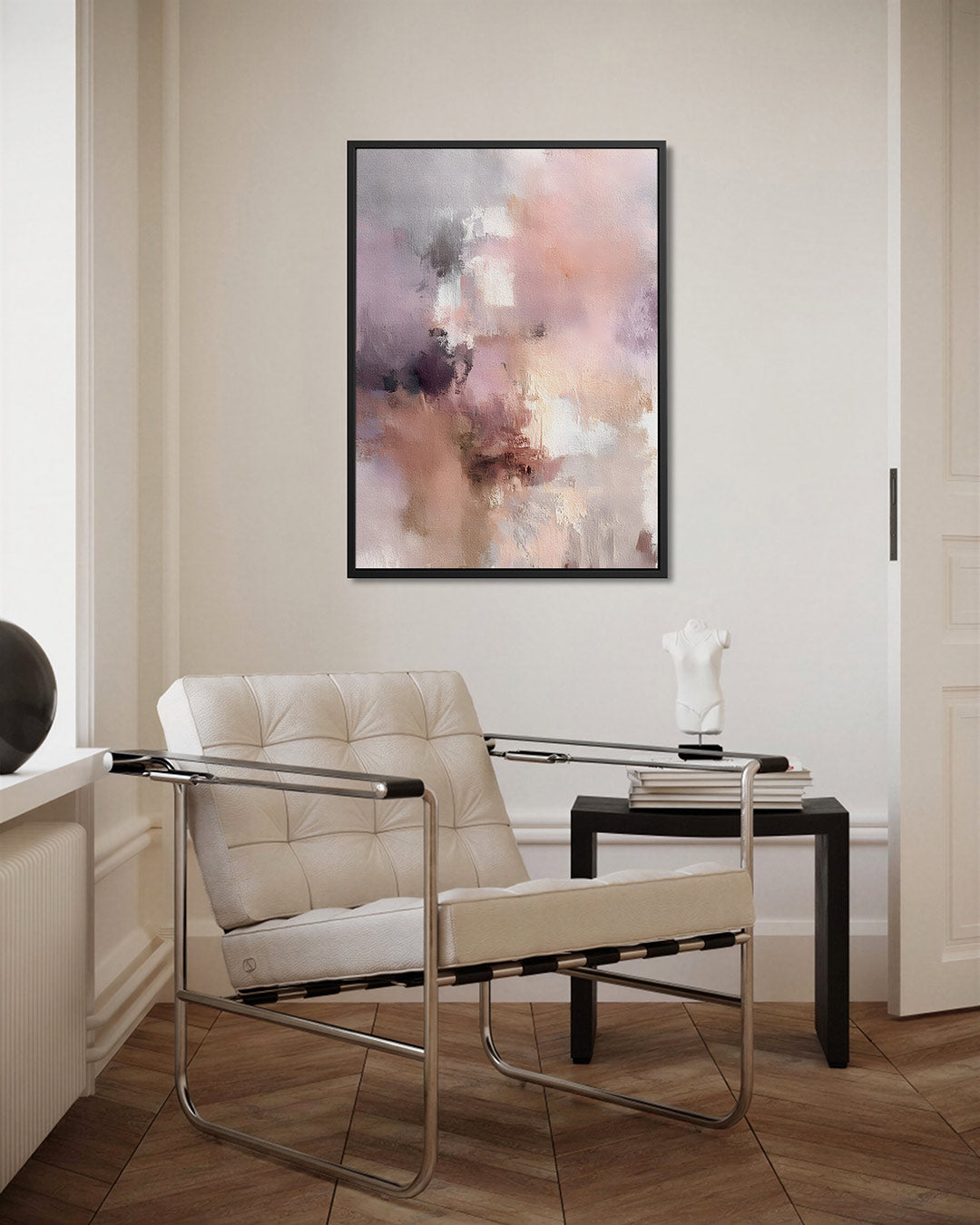 Zachte kleurenmix – staand wanddecoratie kunstwerk