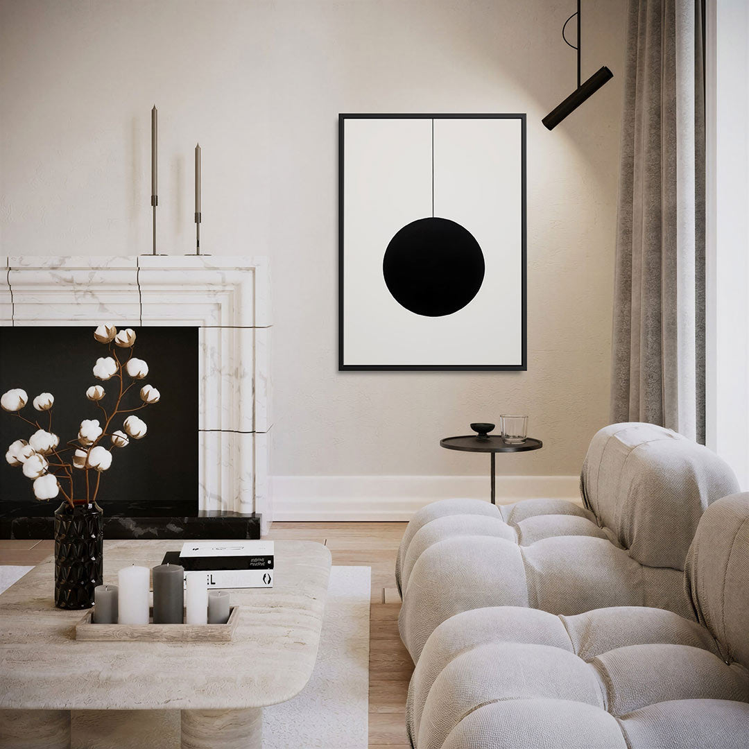 Cirkel – moderne staande wandkunst