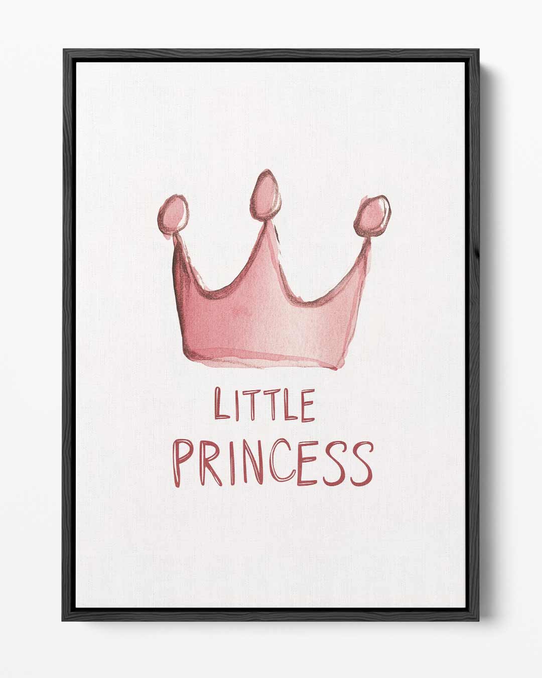 Kleine Prinses Kroning – portret kunstwerk als wanddecoratie