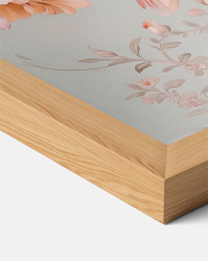 Elegante Bloemenpracht – bloemen poster als moderne staande wanddecoratie