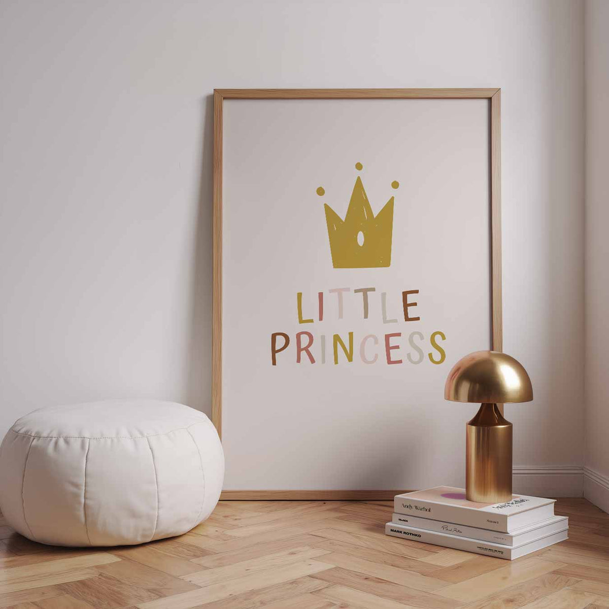 Little Princess – speelse wandkunst als portret kinderposter