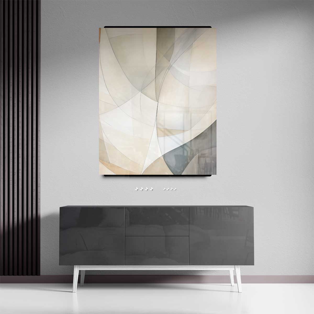 Lyrische Lijnen – staand kunstwerk voor modern interieur
