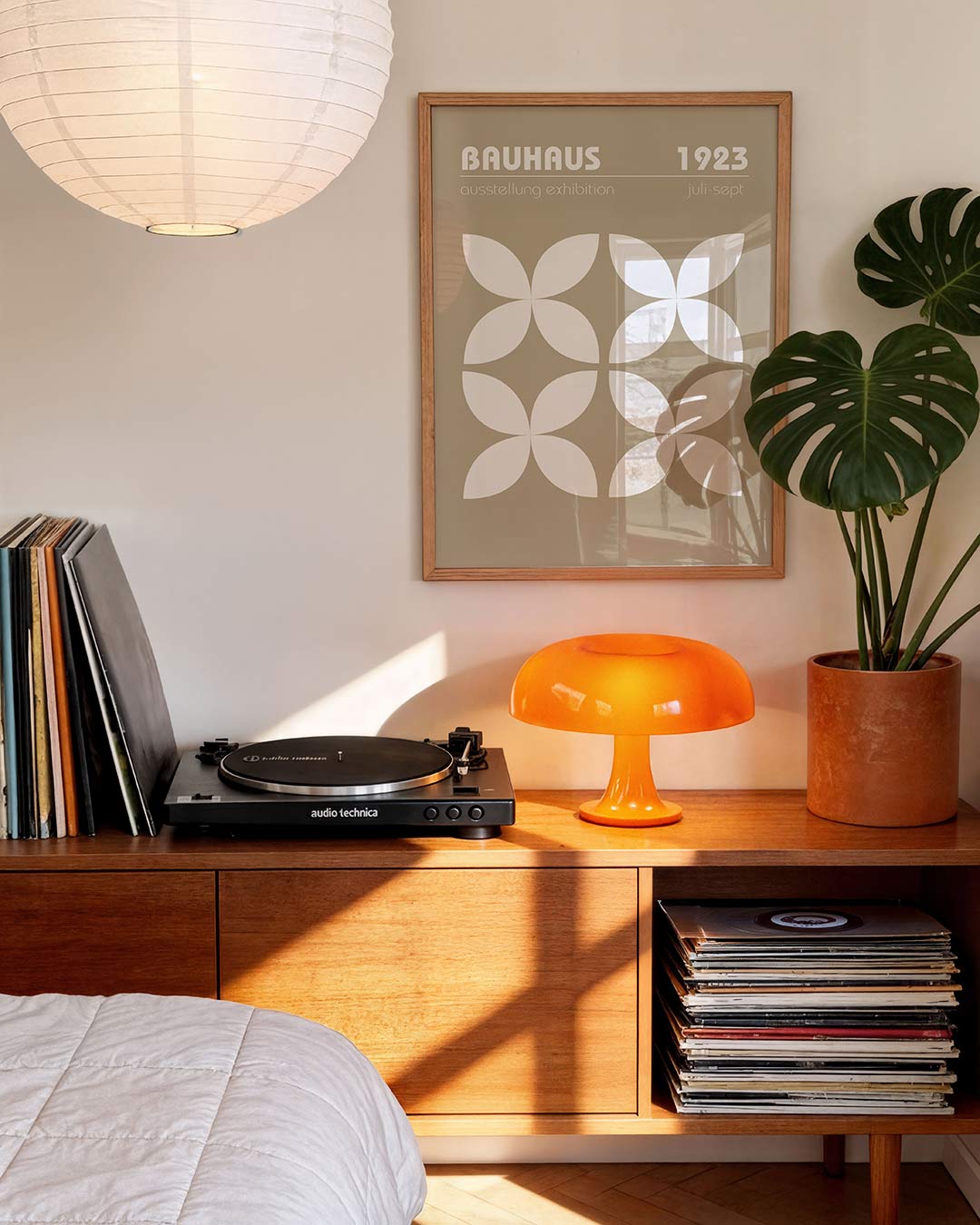 Vormen en vlakken – geometrische Bauhaus poster in staand formaat