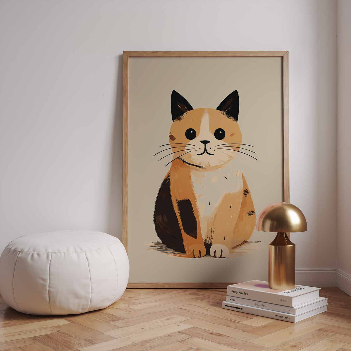 Schattige Kattenposter voor Thuis – dieren poster in staand formaat
