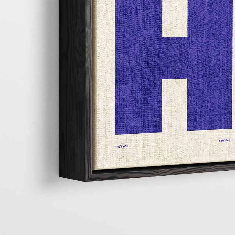 OH HI Wandkunst – dibond wanddecoratie in staand formaat