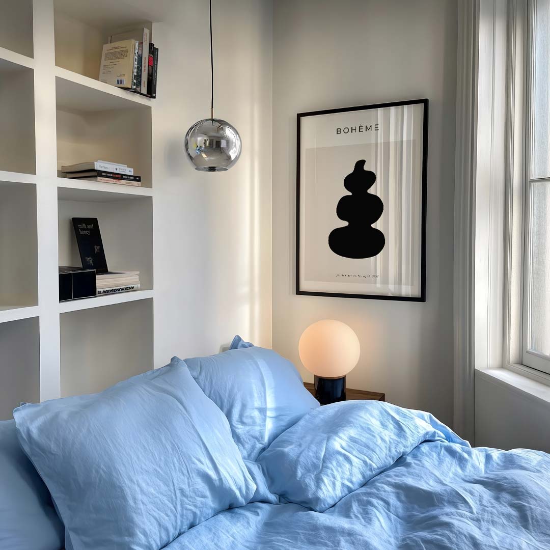 Minimalistische Boho Kunstposter – staande moderne wanddecoratie van WallArtistic