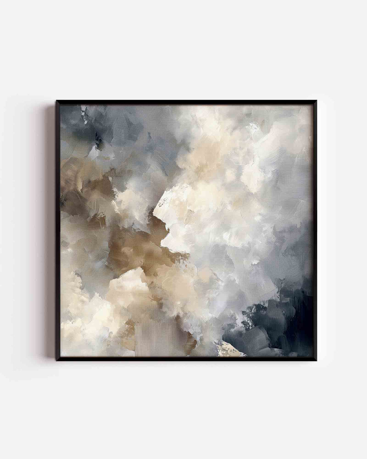 Abstracte wolken – abstracte vierkante poster als wanddecoratie