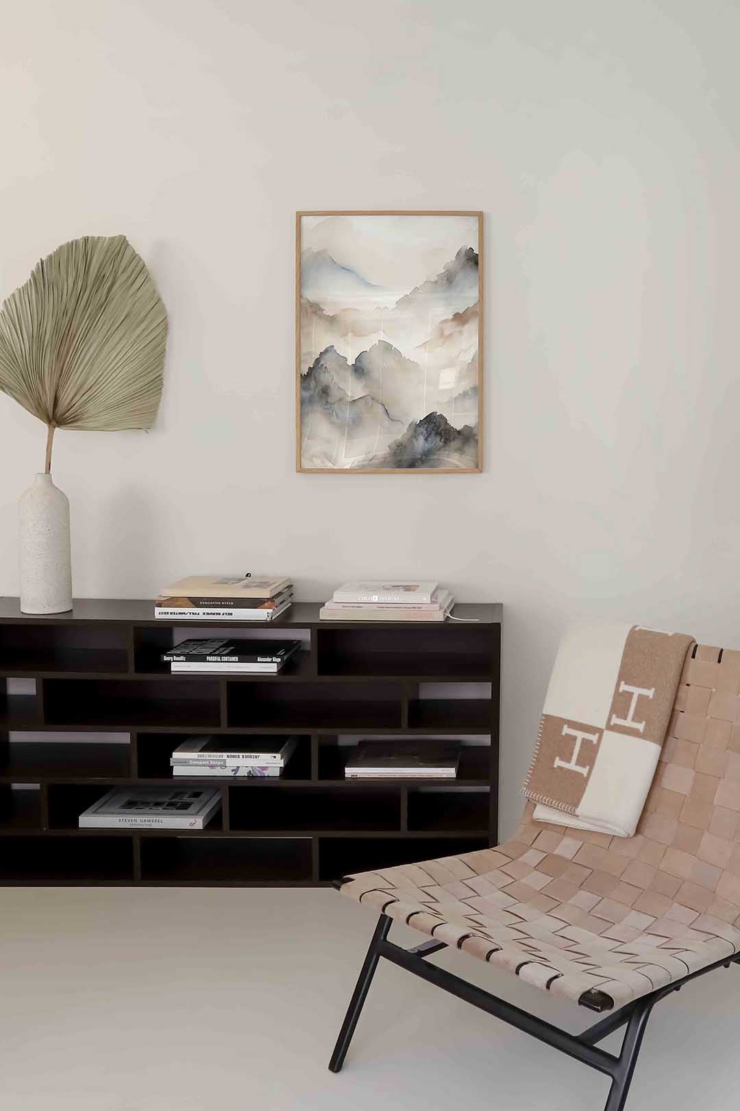 Berglandschap – natuur poster in staand formaat