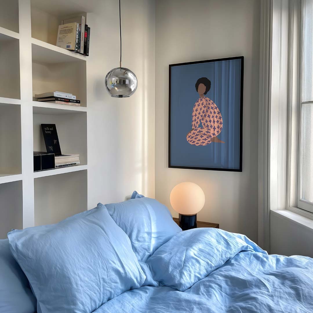 Moderne Dames Silhouet – staande moderne wanddecoratie van WallArtistic