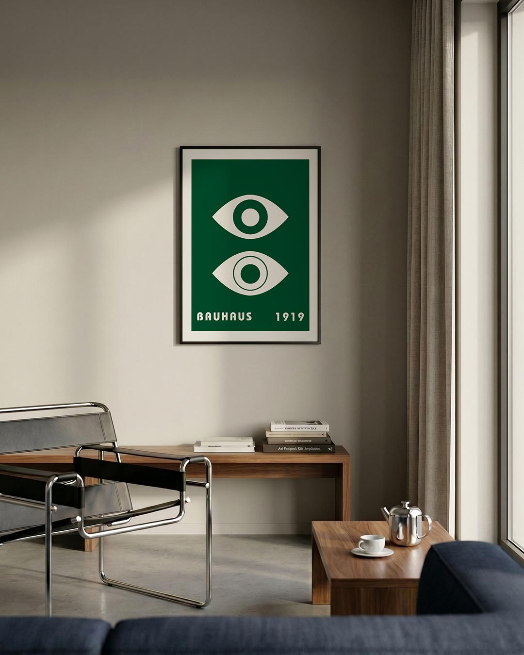  – geometrische poster in Bauhaus-stijl van WallArtistic