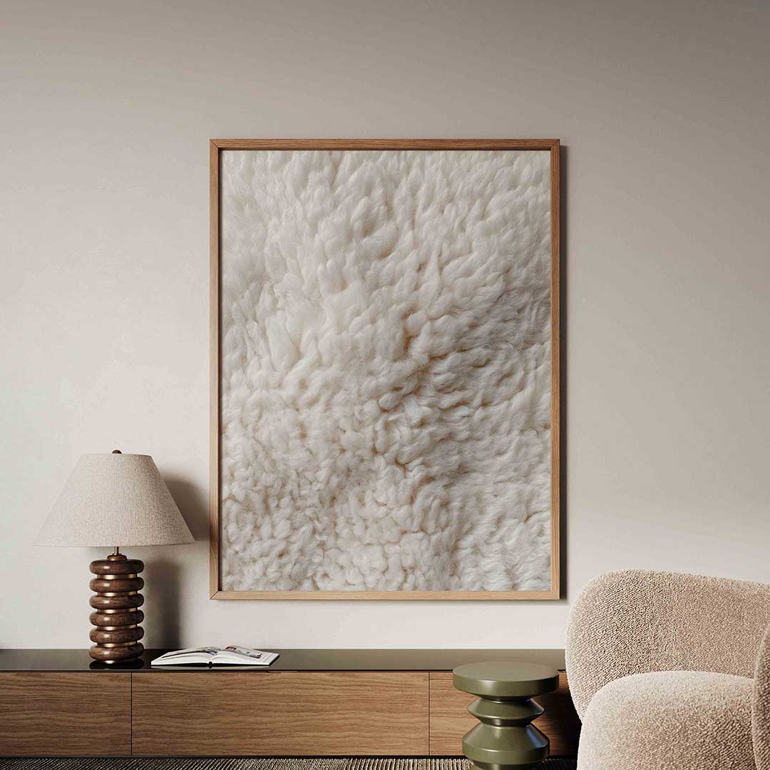 Wollige textuur – safari poster in staand formaat