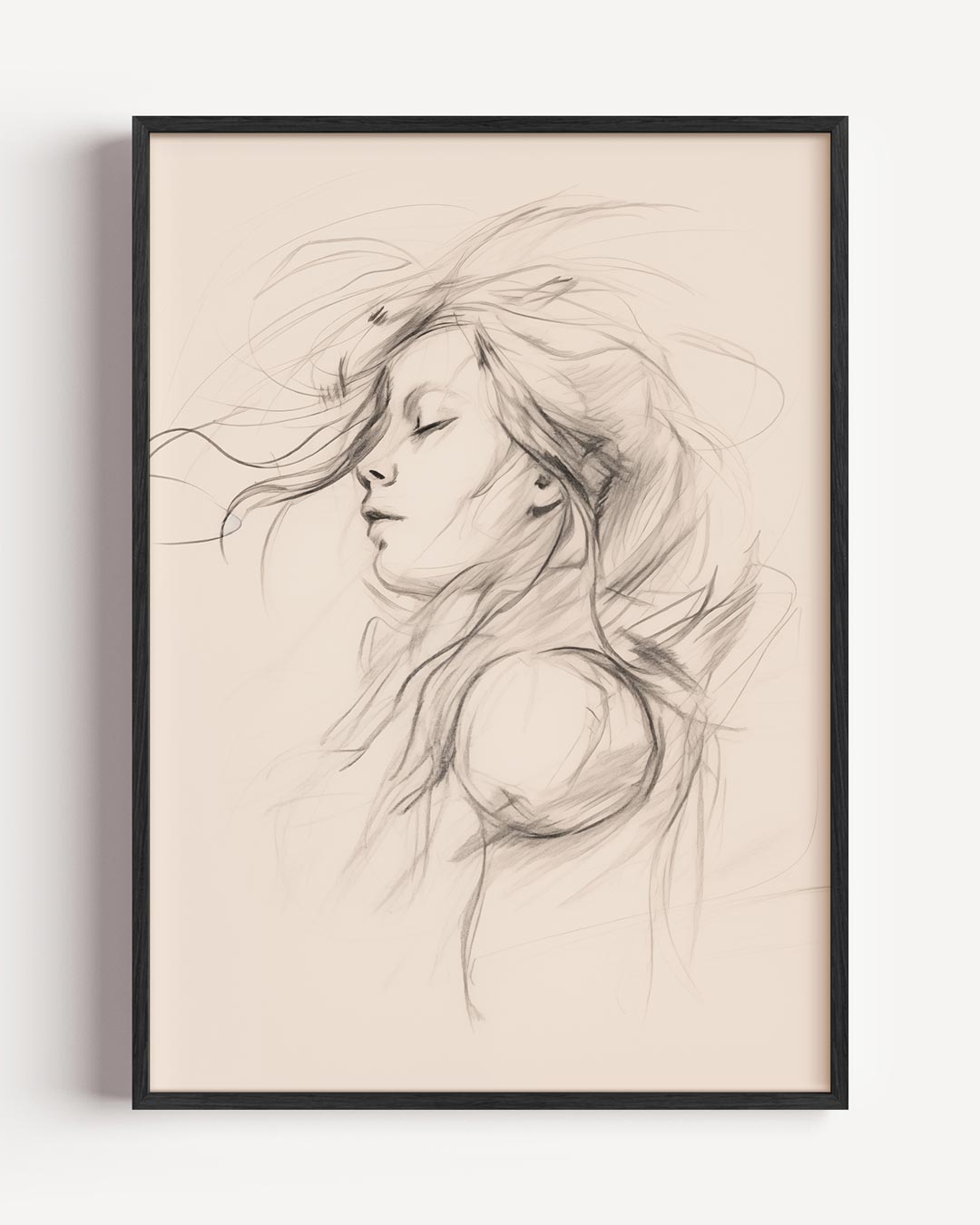 Dromerige Schemerschaduw – botanische portret poster als wanddecoratie