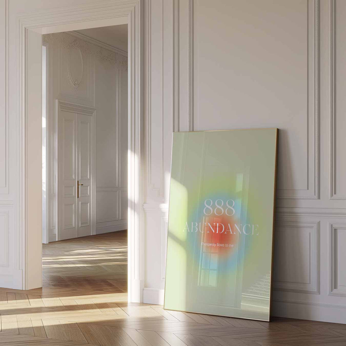 Spiritual Abundance – mindful poster in staand formaat