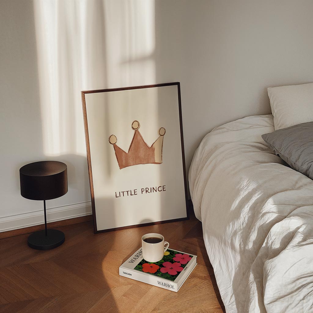 Little Prince Kroon – kinderposter in staand formaat