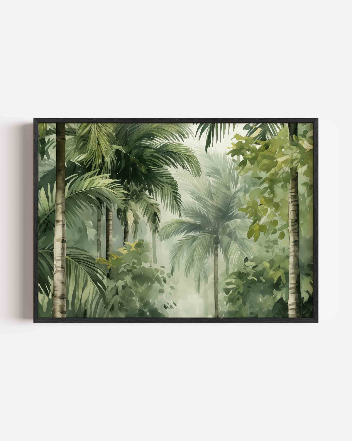 Tropische bladeren – jungle landscape poster als wanddecoratie