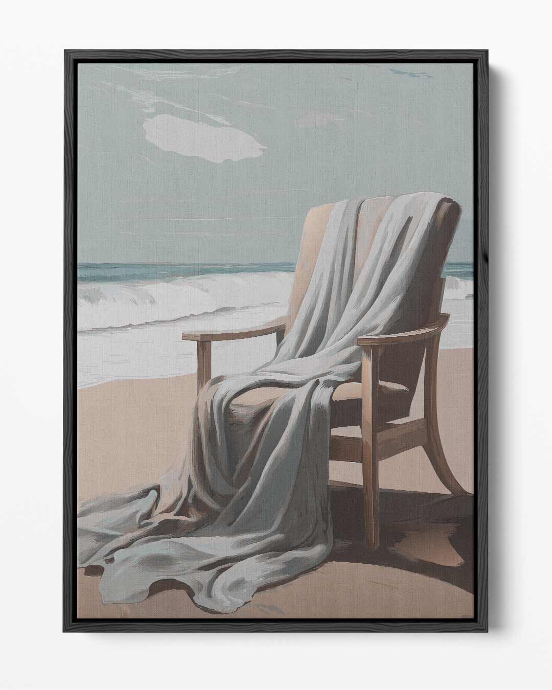 Rust aan Zee – portret kunstwerk als wanddecoratie