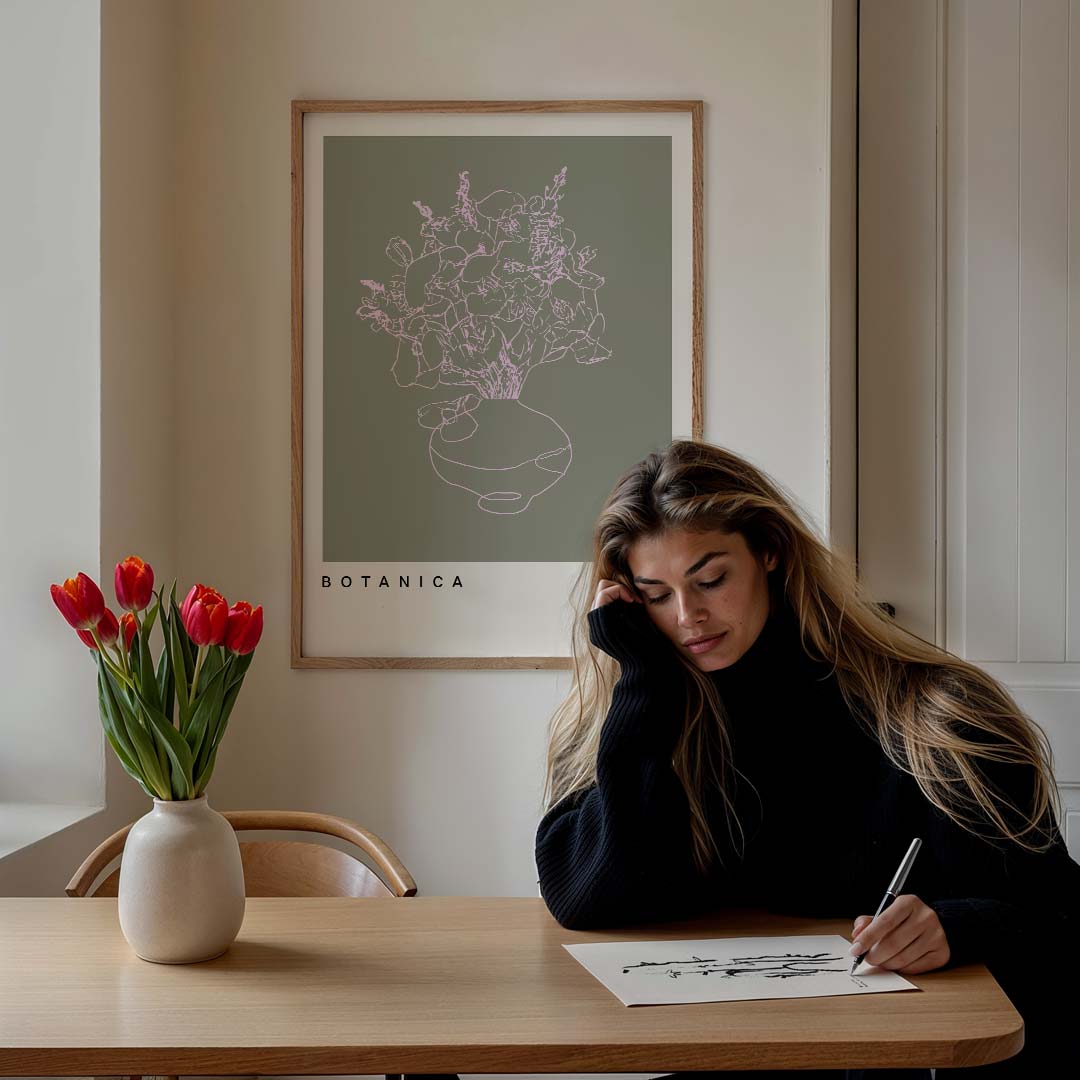 Botanica Bloemenkunst – culinaire wandkunst als portret poster