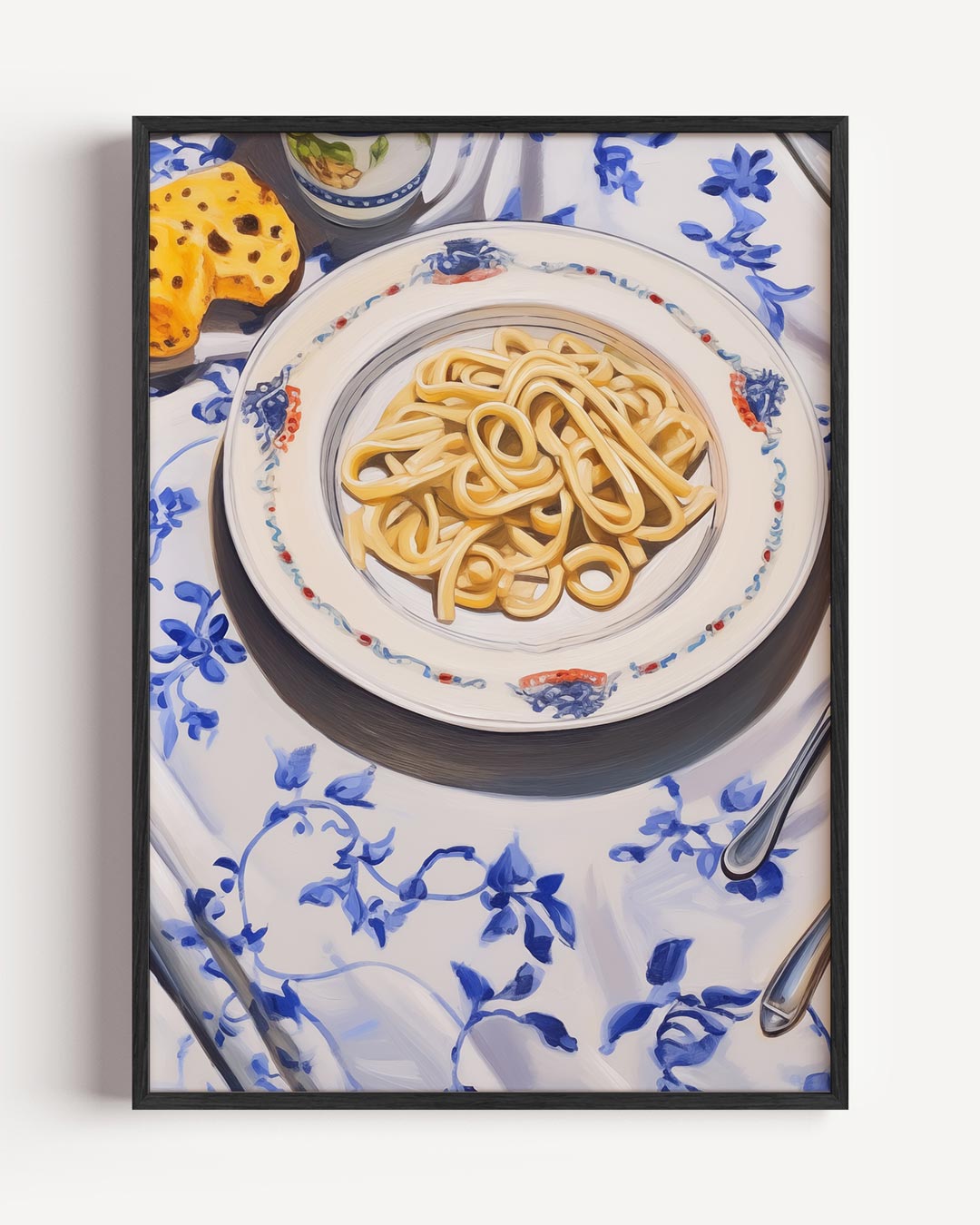 Kunstzinnige Pastaposter – keuken portret poster als wanddecoratie