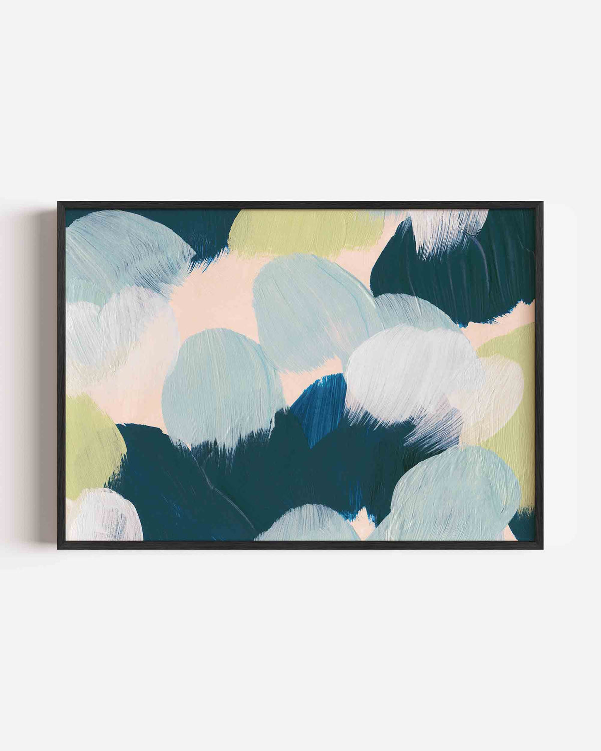 Abstracte vormen – schilderkunst landscape poster als wanddecoratie