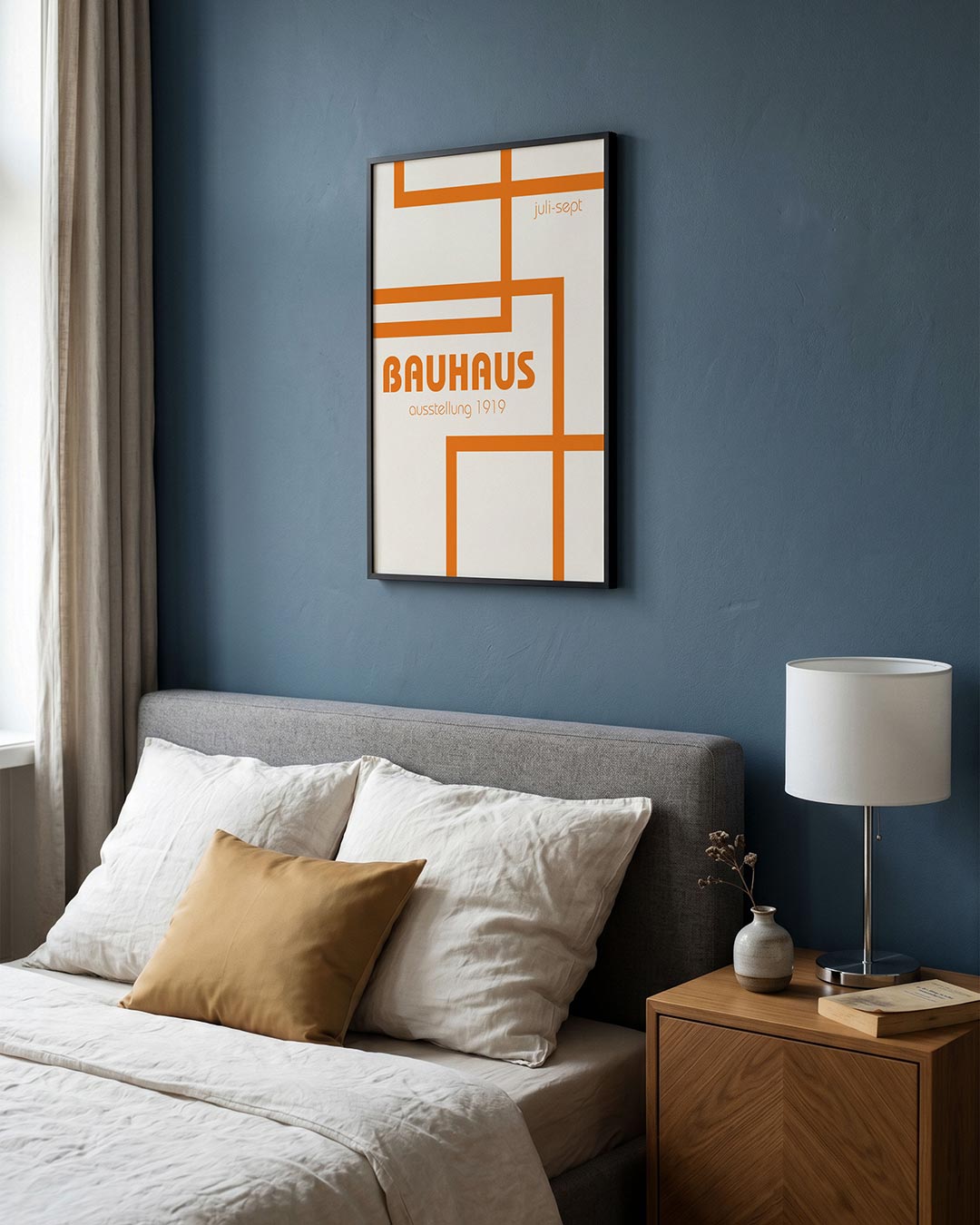 Lijnen en kleurvlakken Poster
