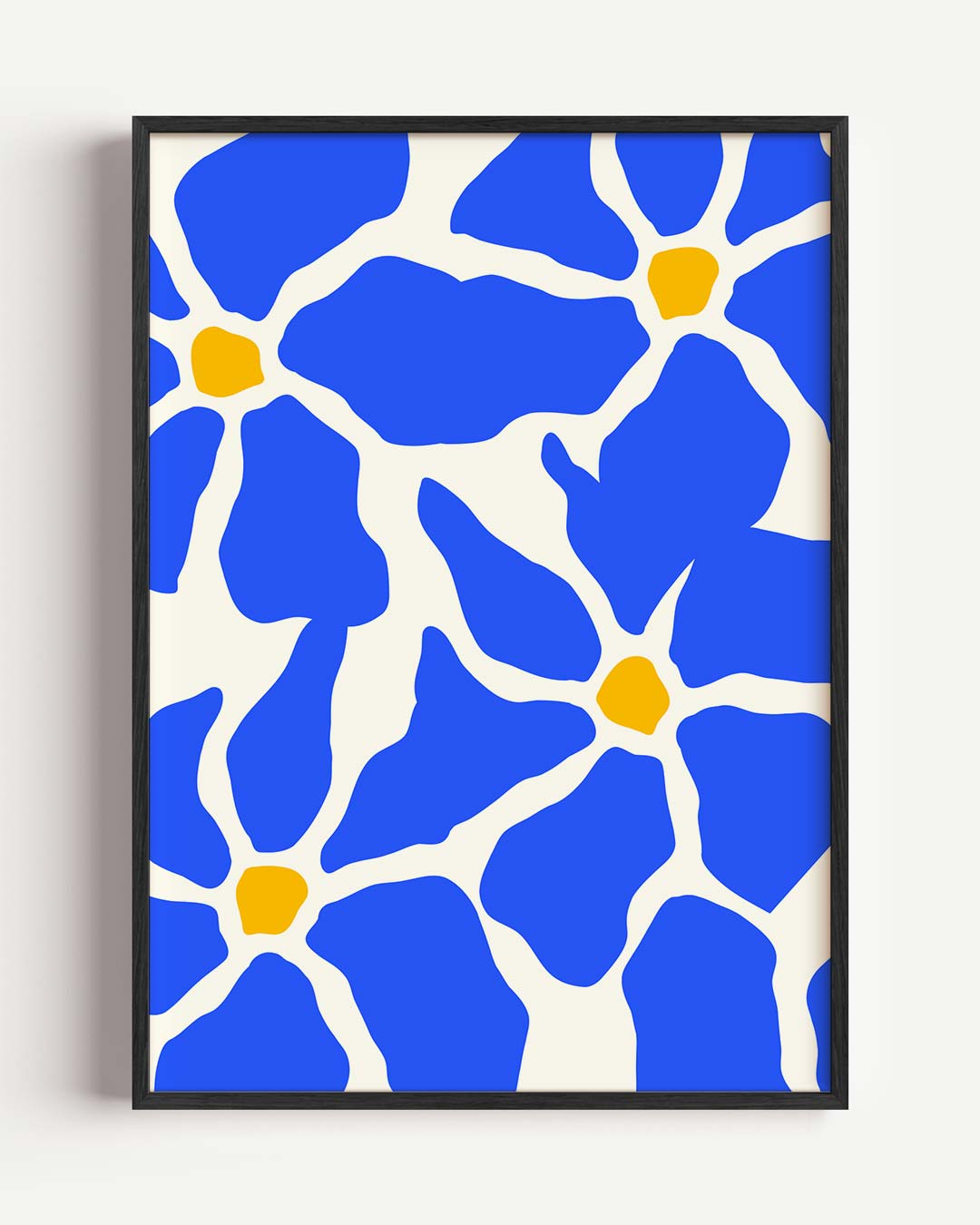 Bloemenexplosie Wanddecoratie – bloemen portret poster als wanddecoratie