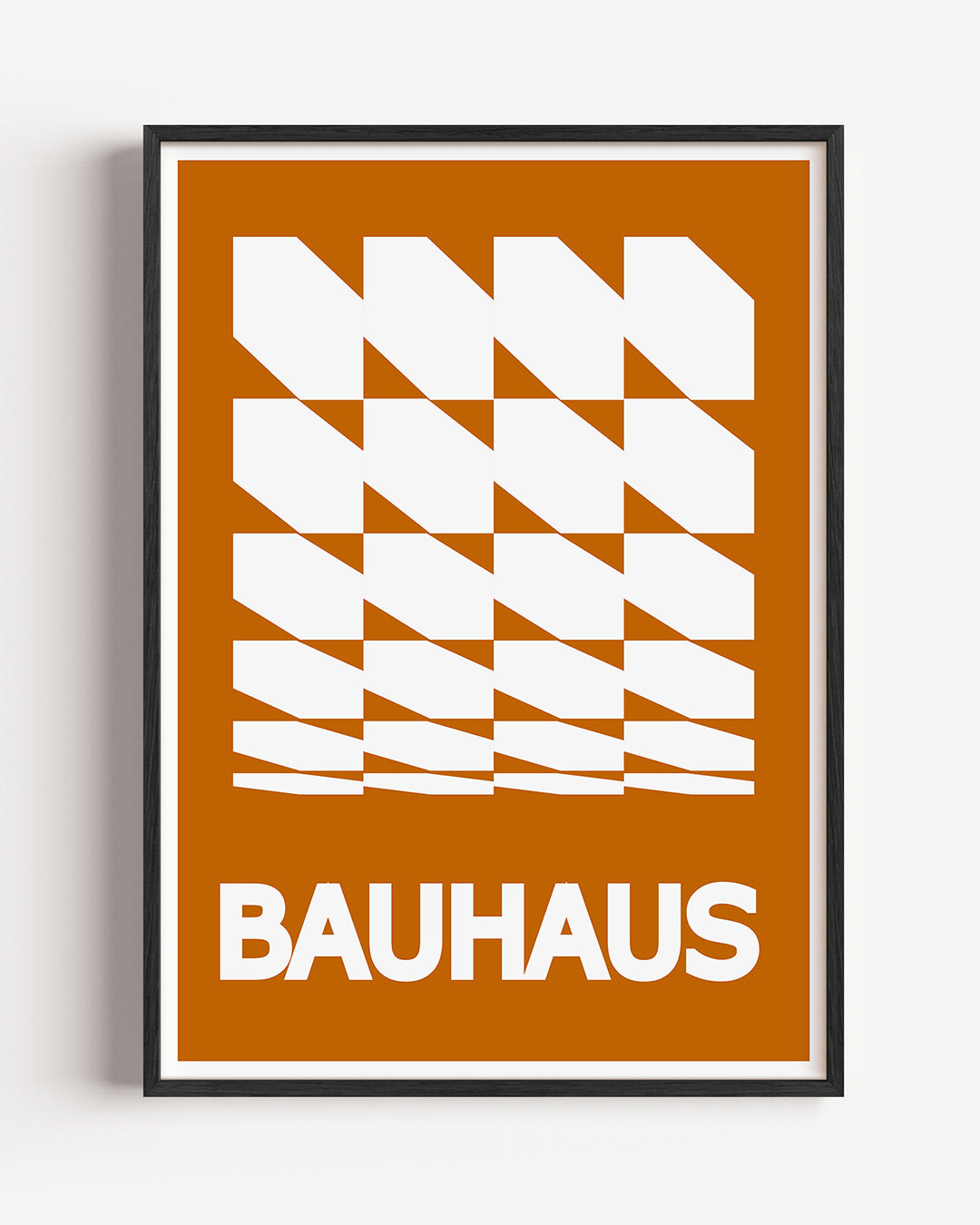 Vorm en ritme – staande Bauhaus poster als wanddecoratie