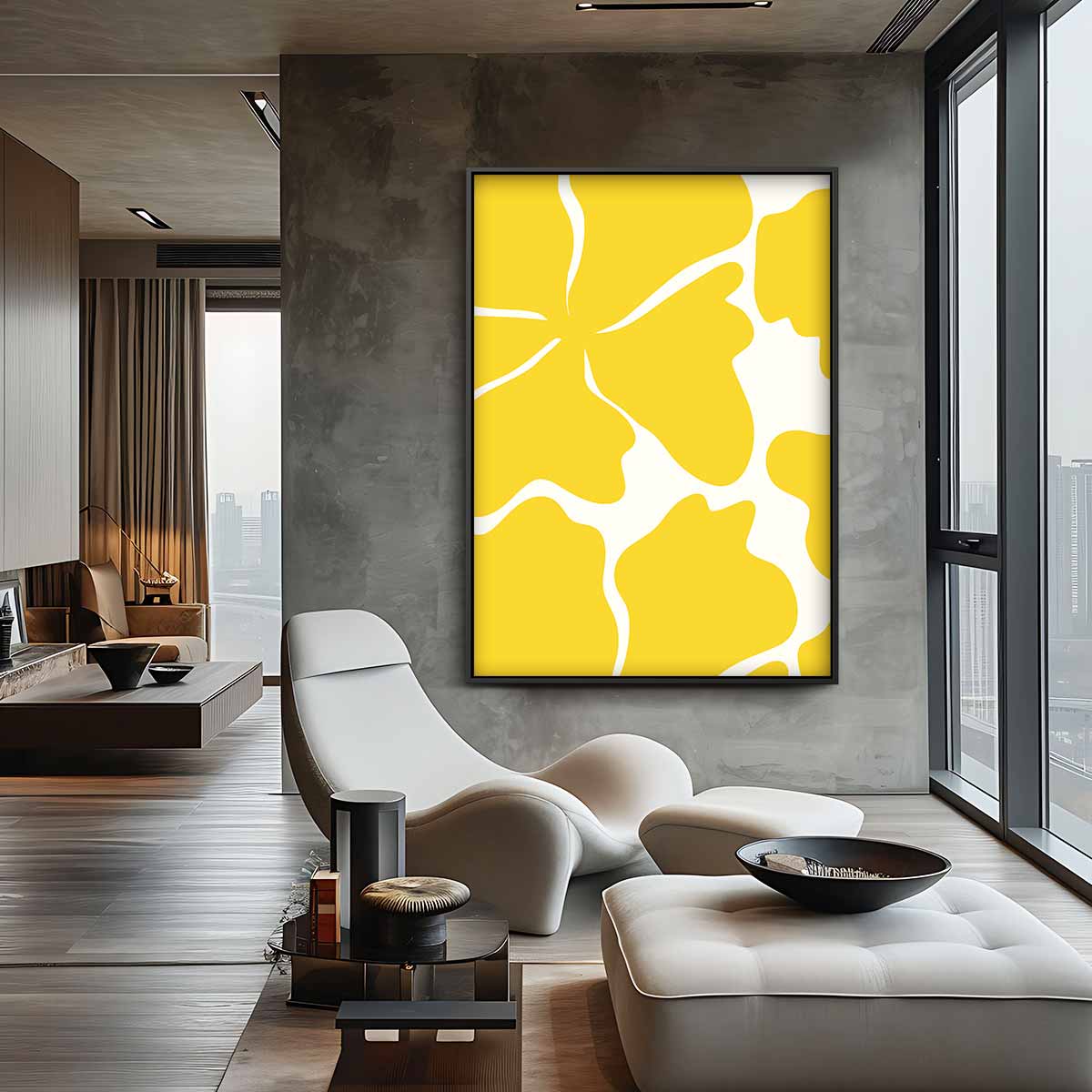 Zonnige Bloemenpracht – canvas kunstwerk als wanddecoratie