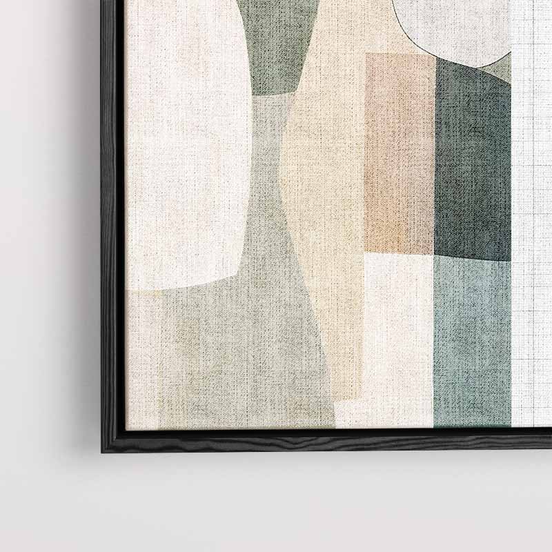 Moderne Abstracte Compositie – staand kunstwerk voor modern interieur