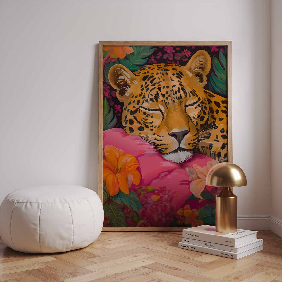 Tropische Luipaard – dieren poster in staand formaat